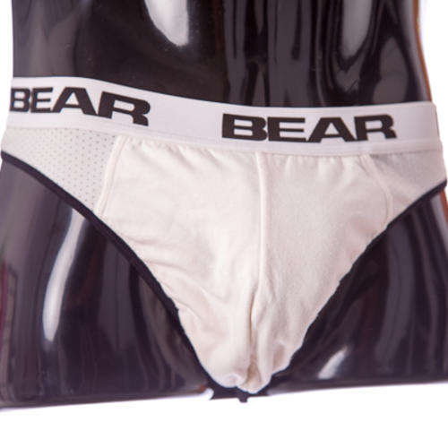 Sexy Underwear - BEAR Thong White