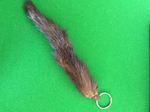 VINTAGE MINK FUR KEYRING