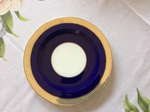 STUNNING MIDNIGHT BLUE SIDEPLATE