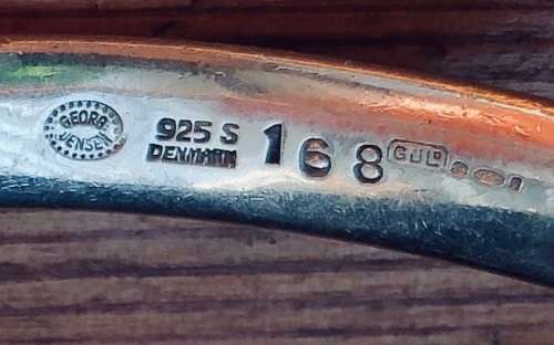 AUTHENTIC GEORG JENSEN STERLING SILVER BANGLE