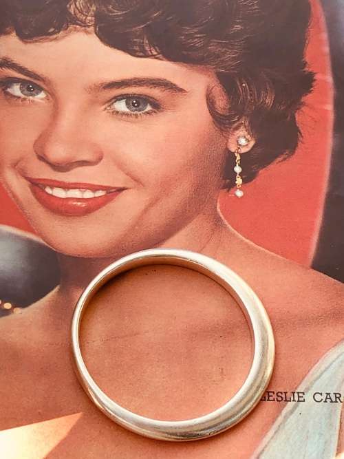 AUTHENTIC GEORG JENSEN STERLING SILVER BANGLE