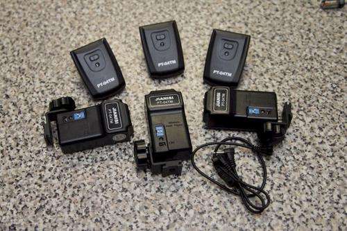 (3 SETS) Wireless Flash Triggers/Recievers PT-04