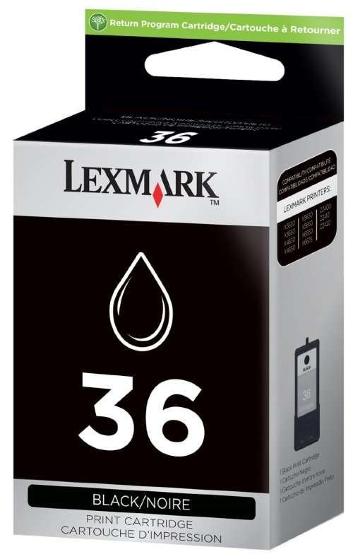 Lexmark # 36 Black Ink Cartridge