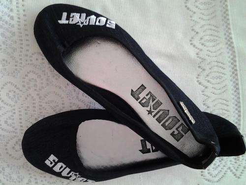 soviet black denim pumps size3