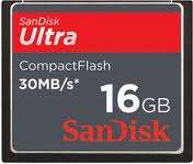 Sandisk Ultra compact flash 16 gb