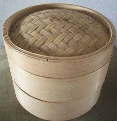 Three Tier Bamboo Steamer