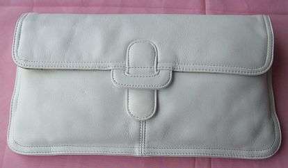 White Leather Handbag