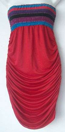 strapless slip dress.  size 32