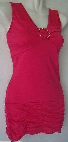 Sleeveless Pink Top - size 34