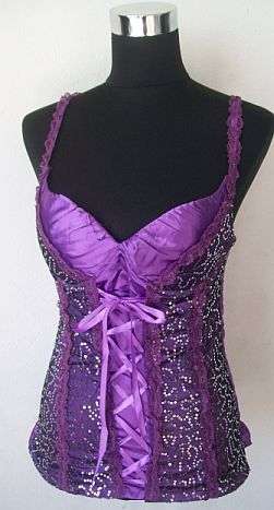 Detailed Purple CORSET - size 36