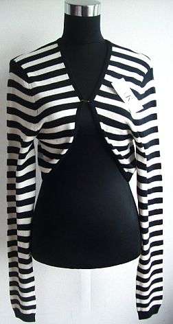 Striped Bolero Top/Shrug