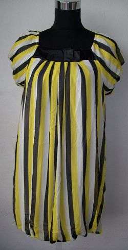 Striped Chiffon Tube - size 36/38