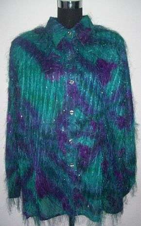 Fur Blouse  Size 42