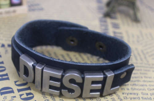LEATHER DIESEL BAND BRACELET + 1 FREE BRACELET