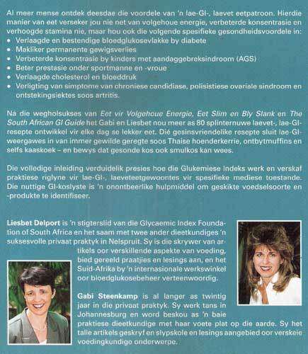 EET VIR VOLGEHOUE ENERGIE 2 --  Gabi Steenkamp, Liesbet Delport (Resepteboek)