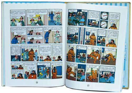 AS AVENTURAS DE TINTIM - RUMO A LUA -- Herge (TINTIN in Spanish)
