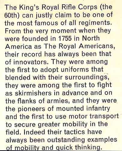 THE KING'S ROYAL RIFLE CORPS -- Herbert Fairlie Wood