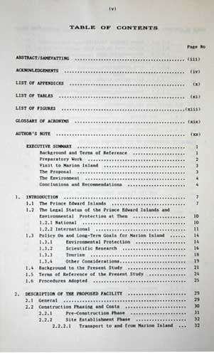 An Environmental Impact Assessment of a Proposed Emergency Landing Facility on Marion Island - 1987