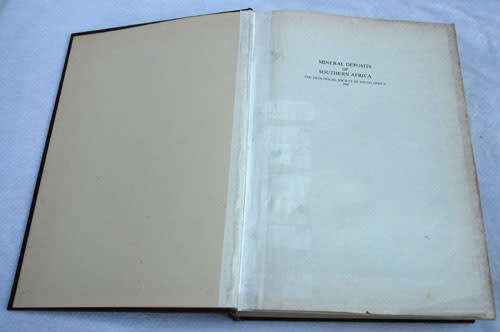 Mineral Deposits of Southern Africa (in 2 volumes)  -- Anhaeusser