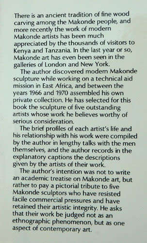 MODERN MAKONDE ART -- Jorn Korn
