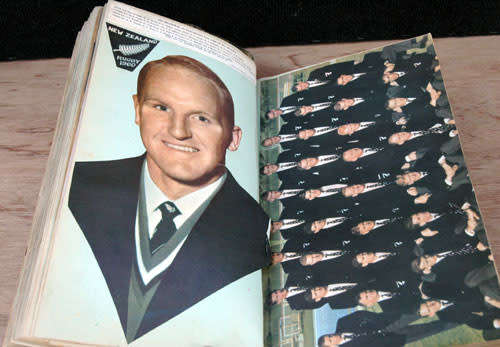 RUGBY SCRAPBOOK SPRINGBOKS 1950's - 1960's