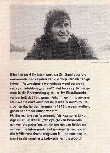 DIE JOINER -- Pieter Fourie