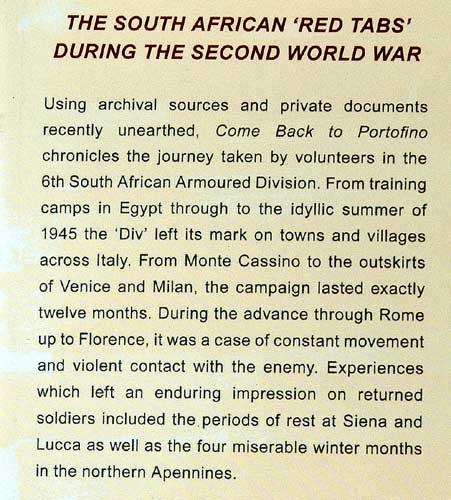 Come back to Portofino. Through Italy With The 6th South African Armoured Division -- James Bourhill