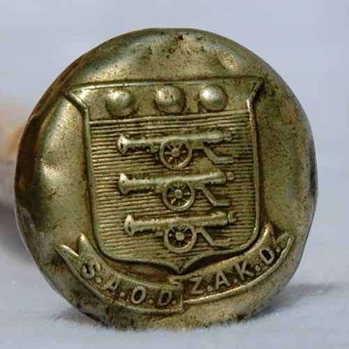 Emblem of the S A Ordnance Corps.