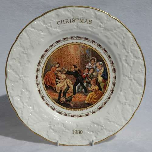 Christmas 1980. Coalport. Wallplate.