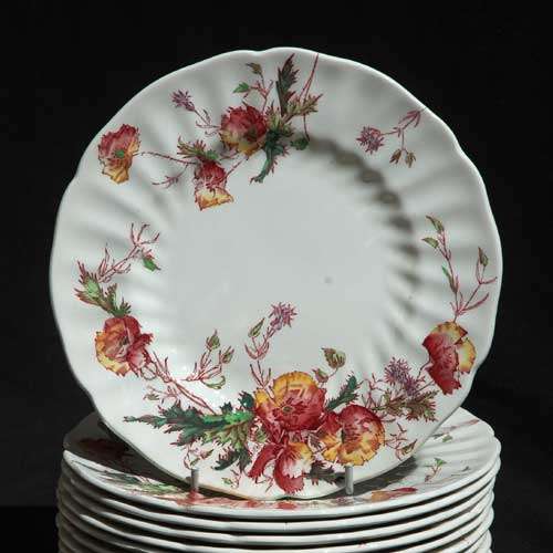 ROYAL DOULTON SHERBORNE PATTERN (D5915). SIDE PLATE / CAKE PLATE. (16 cm). 2 Available.