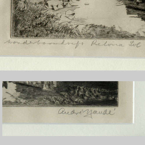 Signature and title