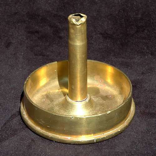 BRASS ASHTRAY MADE FROM ARTILLERY SHELL. WW I. 1916. Trench Art / Craft. Austro Hungarian.