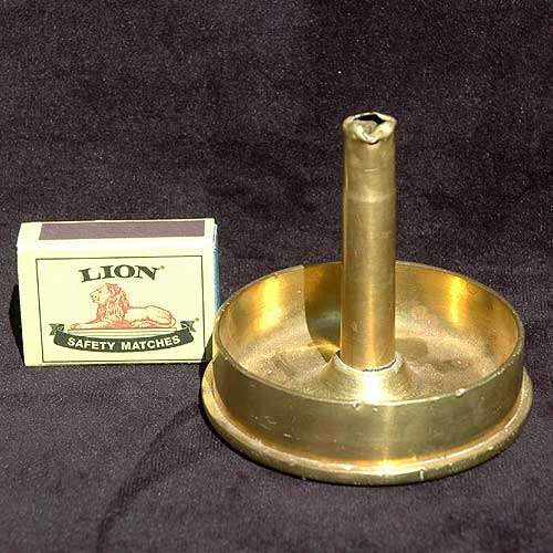 With a matchbox