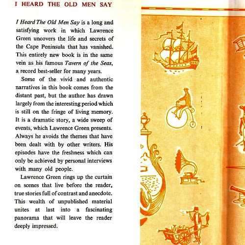 info on front flap
