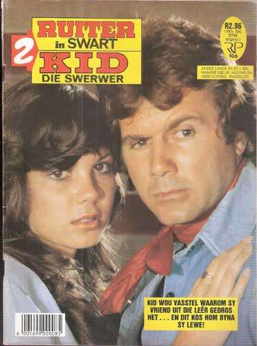 RUITER IN SWART / KID DIE SWERWER - 106   fotoboek / fotoverhaal boek A4 Grootte