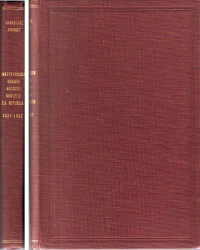 TRANSVAAL ARCHIEF - Inventarissen Oudste Archief-Groepen Z.A. Republiek 1837-1902 --  Goldman, P.L.