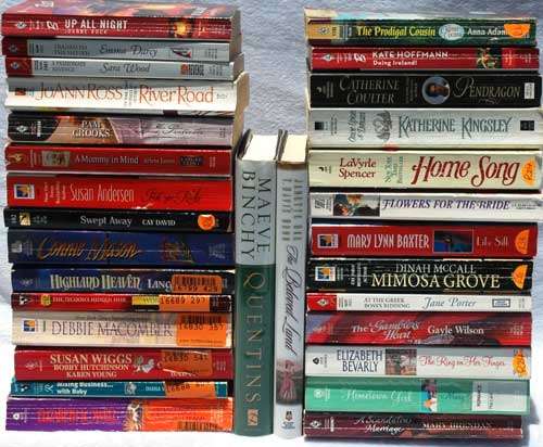 30 ASSORTED ROMANCE FICTION . 1 Bid for All !!!