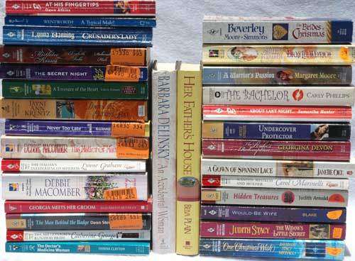 30 ASSORTED ROMANCE FICTION . 1 Bid for All !!!