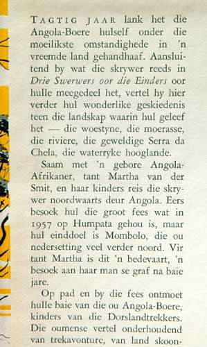 'N SWERWER OP DIE SONPAD -- W.A. de Klerk