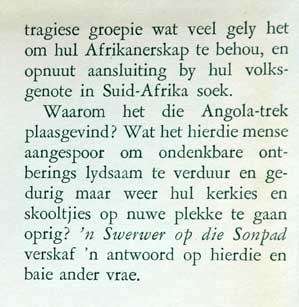 'N SWERWER OP DIE SONPAD -- W.A. de Klerk