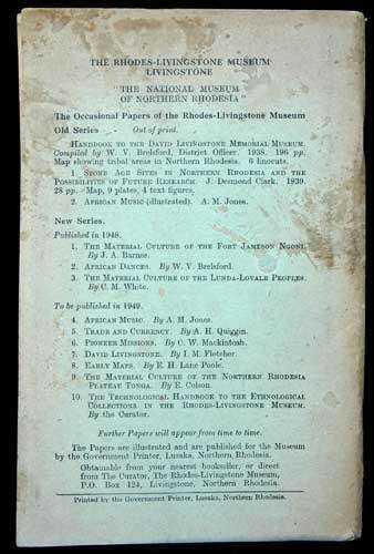 African Music In Northern Rhodesia and Some Other Places -- AM Jones
