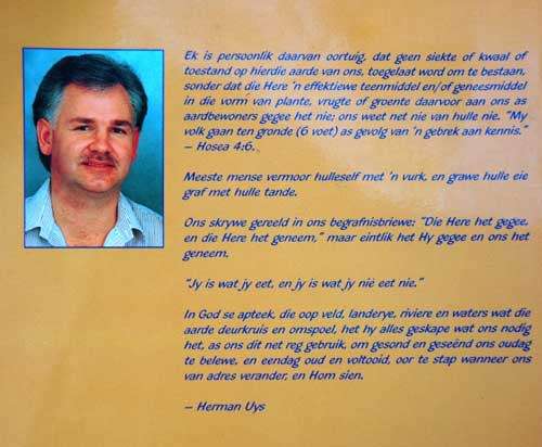 GOD SE APTEEK -- Herman Uys