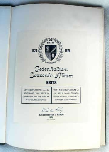 Gedenkalbum Souvenir Album BRITS 1924 - 1974