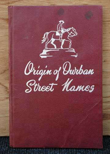 ORIGIN OF  DURBAN STREET NAMES -- John McIntyre
