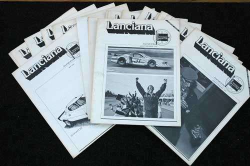 Lancia (19 x Journals of the American Lancia Club and 17 Newsletters)