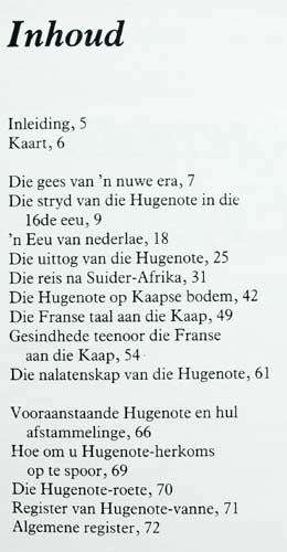 Die Hugenote en hul Erfenis - Die Verhaal van die Hugenote aan die Kaap - L Bryer, F Theron