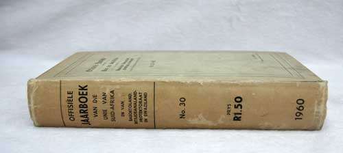 Offisiele Jaarboek van die Unie van Suid-Afrika en van Basoetoland, Betsjoeanaland... No. 30-1960
