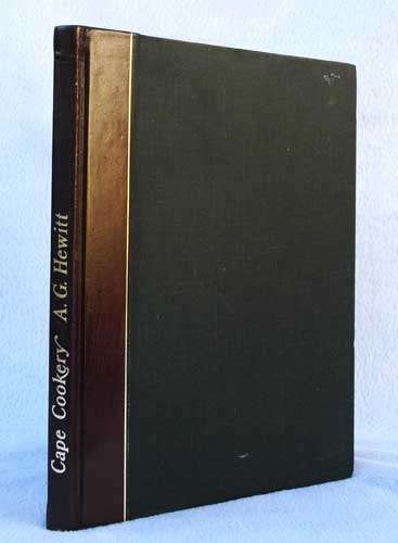 CAPE COOKERY -- A.G. Hewitt