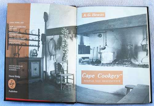 CAPE COOKERY -- A.G. Hewitt