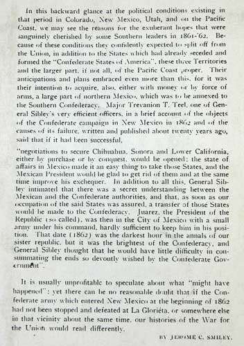 The Battle of Glorieta Pass - The Colorado Volunteers in the Civil War March 1862 -- W. Whitford